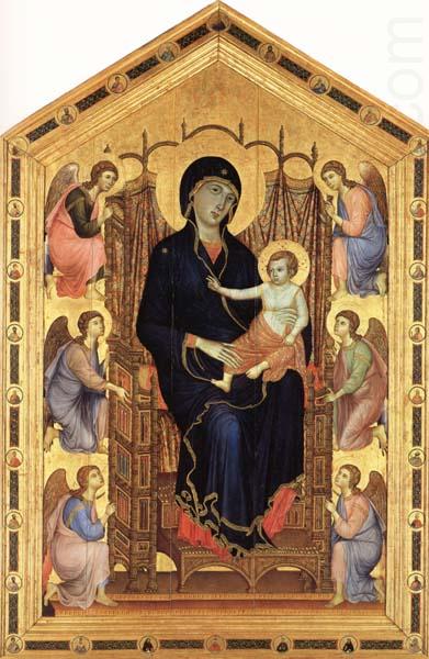Duccio di Buoninsegna Madonna and Child Enthroned with Six Angels china oil painting image